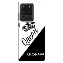 Именные  Женские Чехлы для Samsung Galaxy S20 Ultra (KRISTINA)