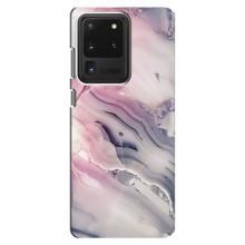 Мраморний чехол на Samsung Galaxy S20 Ultra (VPrint) (Пурпурний Мрамор)