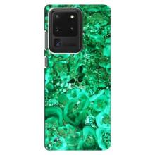 Мраморний чехол на Samsung Galaxy S20 Ultra (VPrint) (Салатовий Мрамор)