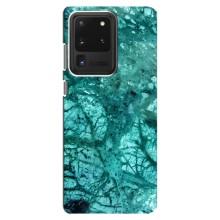 Мраморний чехол на Samsung Galaxy S20 Ultra (VPrint) (Зелений мрамор)