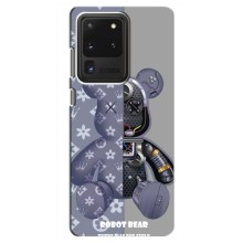 Силіконовий чохол для Samsung Galaxy S20 Ultra (Ведмідь Louis Vuitton)