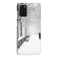 Чехлы на Новый Год Samsung Galaxy S20 – Снегом замело