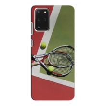 Чехлы с принтом Спортивная тематика для Samsung Galaxy S20 (Ракетки теннис)