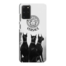 Чехлы VERSACE для Самсунг С20 (PREMIUMPrint) (Доберман Версаче)