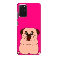 Чехол (ТПУ) Милые собачки для Samsung Galaxy S20 – Веселый Мопсик