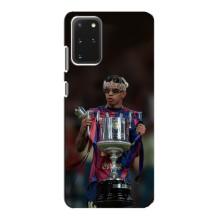 Чехол с футболистом Ламин Ямаль Samsung Galaxy S20 – Ямал с кубком