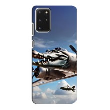 Чехол с мемом Тралалело тралала на Samsung Galaxy S20 (Бомбардиро крокодило)