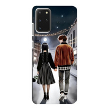 Чехол с дизайном Венздей 2 на Samsung Galaxy S20 – Уэнсдей и Тайлер