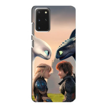 Чехол как приручить дракона на Samsung Galaxy S20 – Гикавка и Астрид