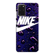 Чохол з логтипом Найк на Samsung Galaxy S20 (Найк на фіолетовому)