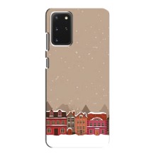 Новогодние, Праздничные Чехлы для Samsung Galaxy S20 - 2024 год (Зимний город)