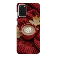 Чехол с уникальным дизайном «Осень с кофе» для Samsung Galaxy S20 – Кофе на пледе