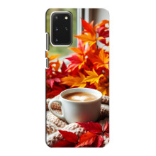 Чехол с уникальным дизайном «Осень с кофе» для Samsung Galaxy S20