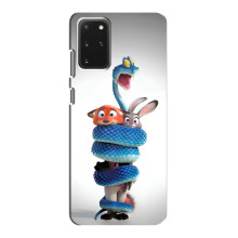 Силиконовый чехол с принтом Зоотрополіс для Samsung Galaxy S20 – Змея Зоо