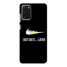 Силиконовый Чехол на Samsung Galaxy S20 с картинкой Nike – Later