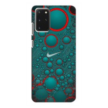 Силиконовый Чехол на Samsung Galaxy S20 с картинкой Nike (Найк зеленый)