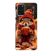 Друкований чохол 'Звірята з кавою' для Samsung Galaxy S20 – Білка з кавою