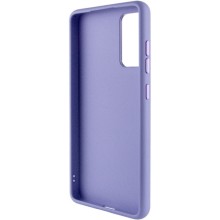 TPU чехол Bonbon Metal Style with MagSafe для Samsung Galaxy S21 FE – Сиреневый