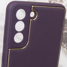 Шкіряний чохол Xshield для Samsung Galaxy S21 FE – Фіолетовий