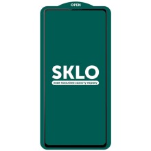Защитное стекло SKLO 5D (тех.пак) для Samsung Galaxy S21 FE – Черный