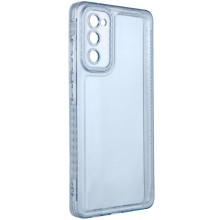 Чехол TPU Starfall Clear для Samsung Galaxy S21 FE – Голубой