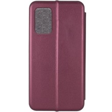 Кожаный чехол (книжка) Classy для Samsung Galaxy S21 FE – Бордовый