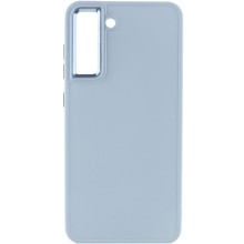 TPU чехол Bonbon Metal Style для Samsung Galaxy S21 FE – Голубой