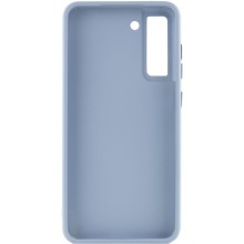 TPU чехол Bonbon Metal Style для Samsung Galaxy S21 FE – Голубой