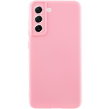 Чохол Silicone Cover Lakshmi Full Camera (A) для Samsung Galaxy S21 FE – Рожевий