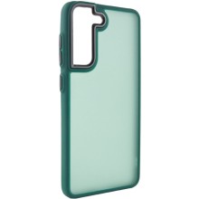 Чехол TPU+PC Lyon Frosted для Samsung Galaxy S21 FE – Green