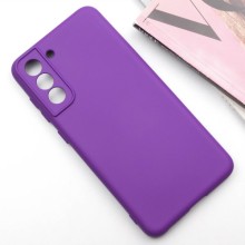 Чохол Silicone Cover Lakshmi Full Camera (AA) для Samsung Galaxy S21 FE – Фіолетовий