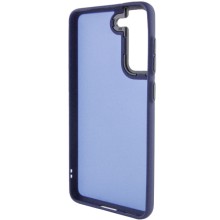 Чехол TPU+PC Lyon Frosted для Samsung Galaxy S21 FE – Navy Blue