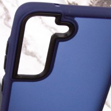 Чехол TPU+PC Lyon Frosted для Samsung Galaxy S21 FE – Navy Blue