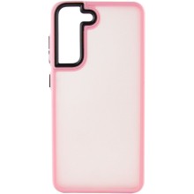 Чехол TPU+PC Lyon Frosted для Samsung Galaxy S21 FE – Pink