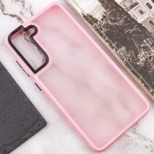 Чехол TPU+PC Lyon Frosted для Samsung Galaxy S21 FE – Pink