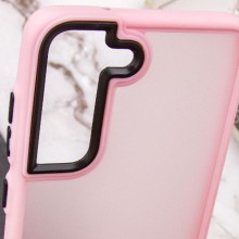 Чехол TPU+PC Lyon Frosted для Samsung Galaxy S21 FE – Pink