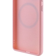 TPU чехол Bonbon Metal Style with MagSafe для Samsung Galaxy S21 FE – Розовый