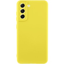 Чохол Silicone Cover Lakshmi Full Camera (AA) для Samsung Galaxy S21 FE – Жовтий