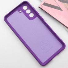 Чохол Silicone Cover Lakshmi Full Camera (AA) для Samsung Galaxy S21 FE – Фіолетовий