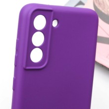 Чохол Silicone Cover Lakshmi Full Camera (AA) для Samsung Galaxy S21 FE – Фіолетовий