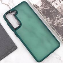 Чехол TPU+PC Lyon Frosted для Samsung Galaxy S21 FE – Зеленый