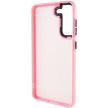Чехол TPU+PC Lyon Frosted для Samsung Galaxy S21 FE – Розовый