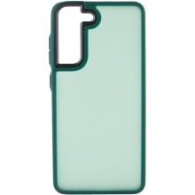 Чехол TPU+PC Lyon Frosted для Samsung Galaxy S21 FE – Зеленый