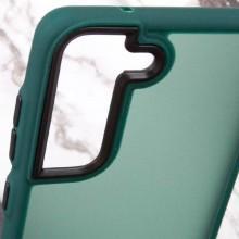 Чехол TPU+PC Lyon Frosted для Samsung Galaxy S21 FE – Зеленый
