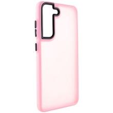 Чехол TPU+PC Lyon Frosted для Samsung Galaxy S21 FE – Розовый