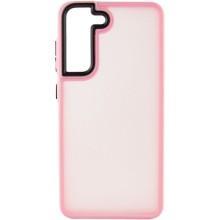 Чехол TPU+PC Lyon Frosted для Samsung Galaxy S21 FE – Розовый