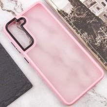Чехол TPU+PC Lyon Frosted для Samsung Galaxy S21 FE – Розовый