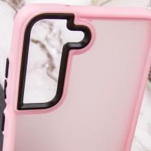 Чехол TPU+PC Lyon Frosted для Samsung Galaxy S21 FE – Розовый