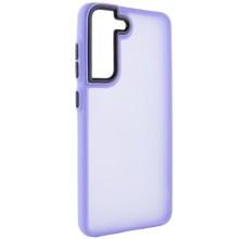 Чехол TPU+PC Lyon Frosted для Samsung Galaxy S21 FE – Фиолетовый