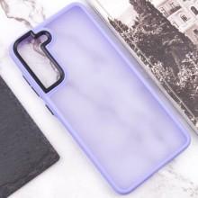Чехол TPU+PC Lyon Frosted для Samsung Galaxy S21 FE – Фиолетовый